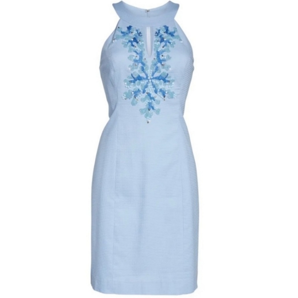 Lilly Pulitzer Beaded Embroidered Shift Dress